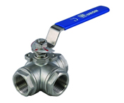 3-way ball valve reduce port